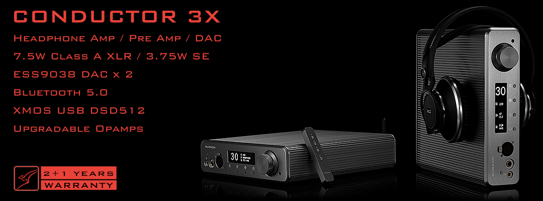 USB-DAC (DSD512対応) 内蔵・プリアンプ機能搭載 据置型ヘッドホンアンプ 『Conductor 3X  Reference』発売のお知らせ｜株式会社アユート PCパーツ・VR・オーディオ等周辺機器 総合代理店